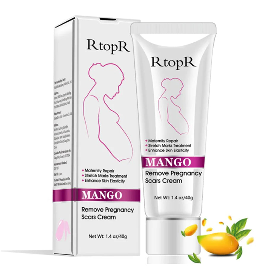 Crema Anti-Estrías y Cicatrices con extracto de Mango (40 g / 1.41 oz)
